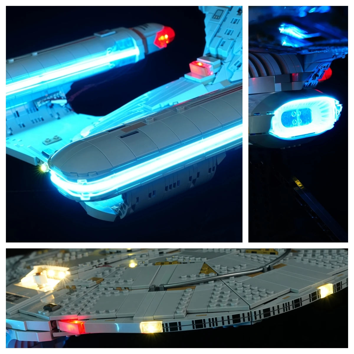 LED Light for Lego 10356 Icons Star Trek: U.S.S. Enterprise NCC-1701-D Decorative Lamp with Battery Box