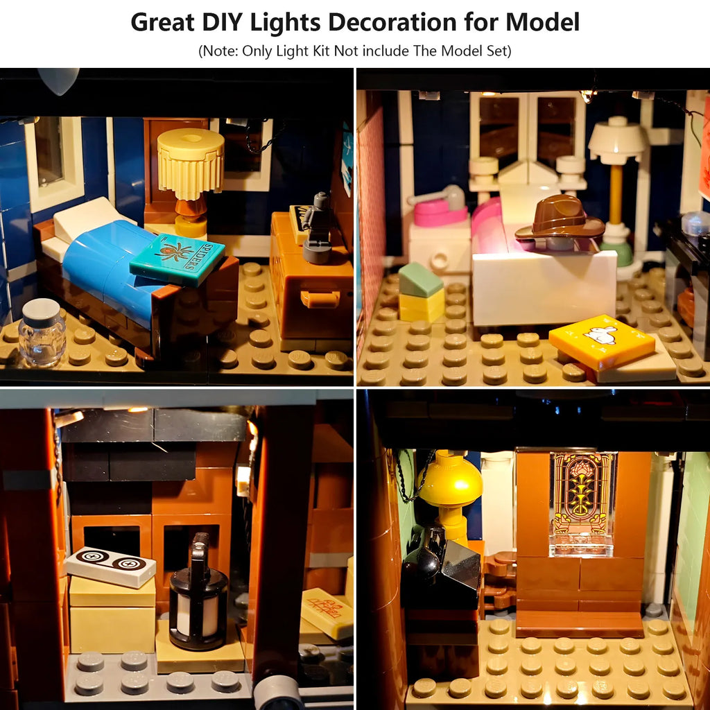 LYBMTWF LED Lighting Kit Compatible with Lego 11370 Stranger Things the Creel House (NOT Include the Building Bricks)