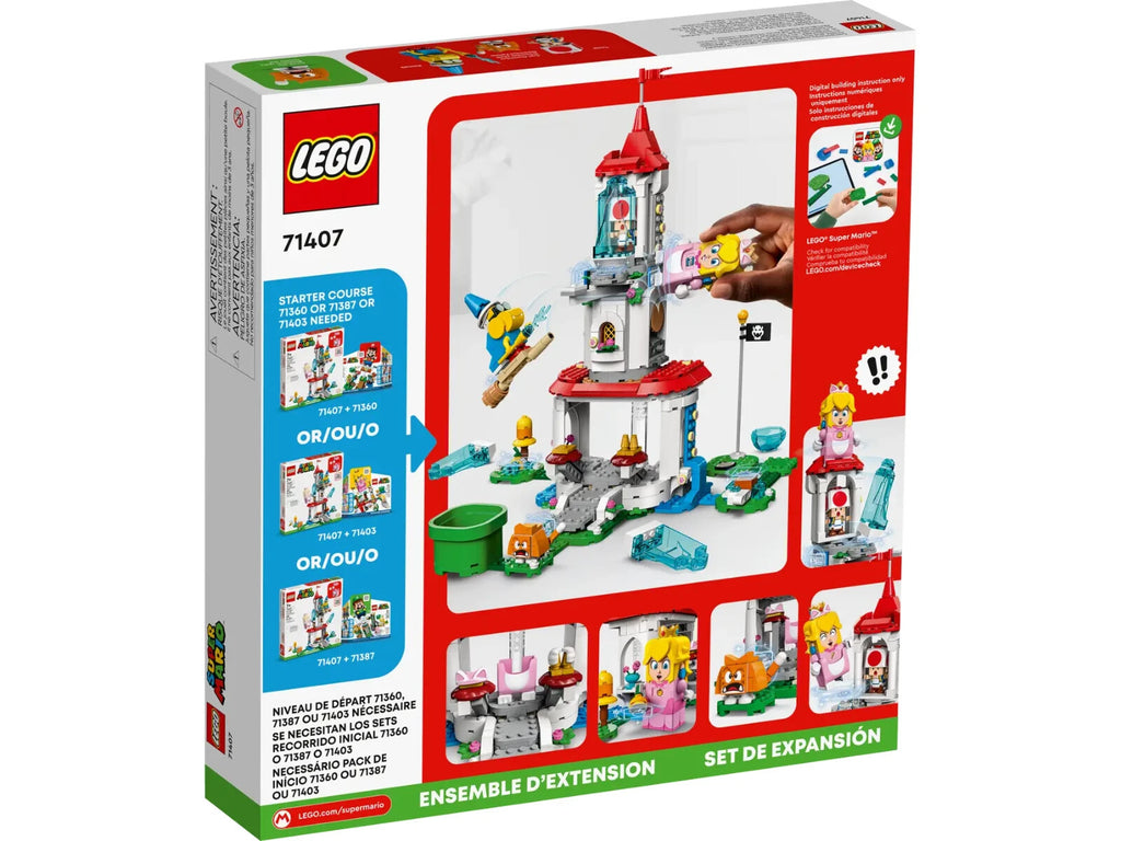 Lego Cat Peach Suit and Frozen Tower - Expansion Set 71407 Super Mario Set
