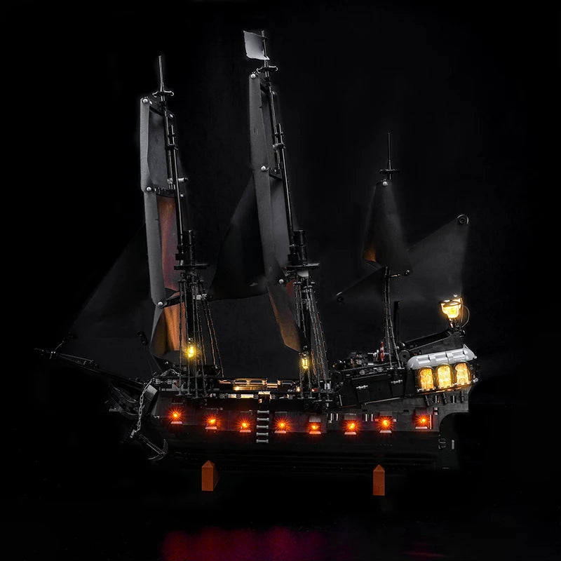 5V LED Light (No Model) Suitable for Lego 10365 Captain Jack Sparrow'S Pirate Ship Gift Decoration Light