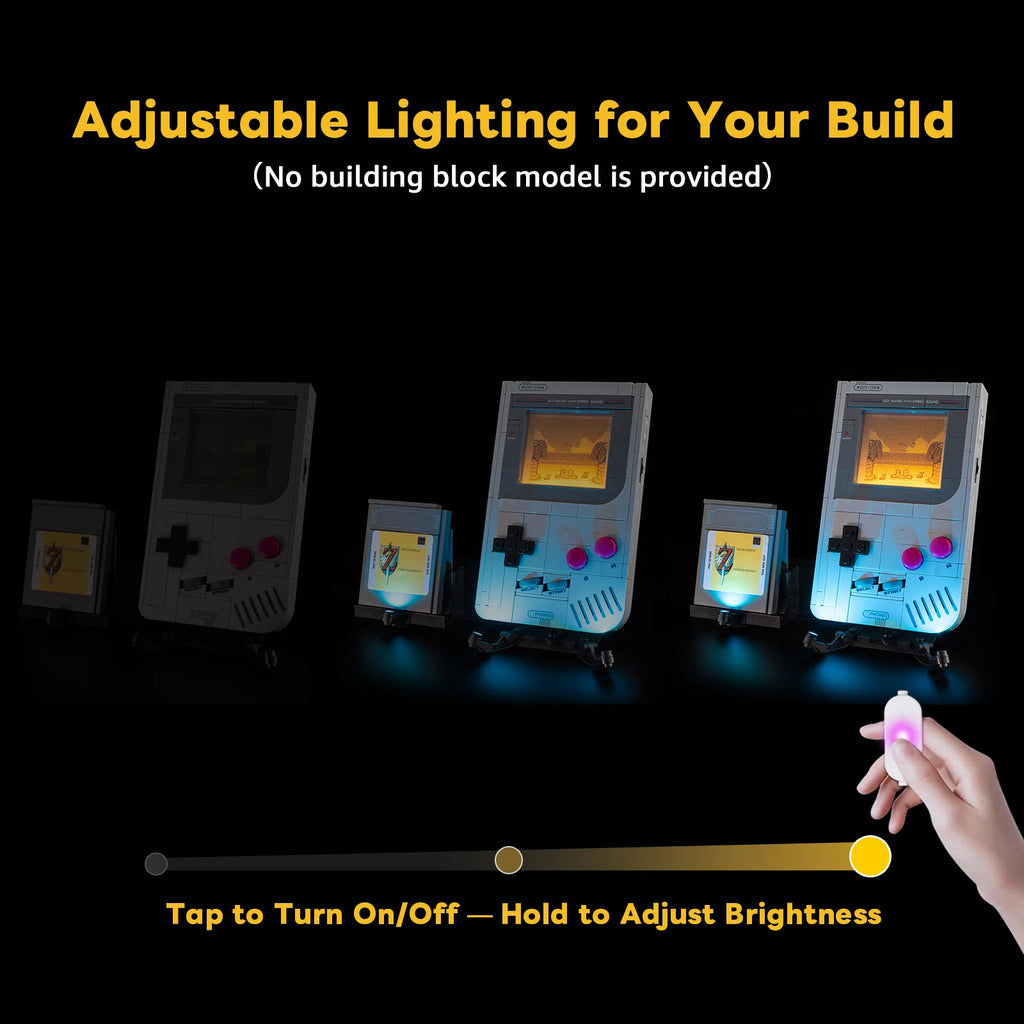 LED Light Kit Suitable for Lego Gameboy Game Boy 72046 Building Blocks Decorative Lamp Not Include Lego Building
