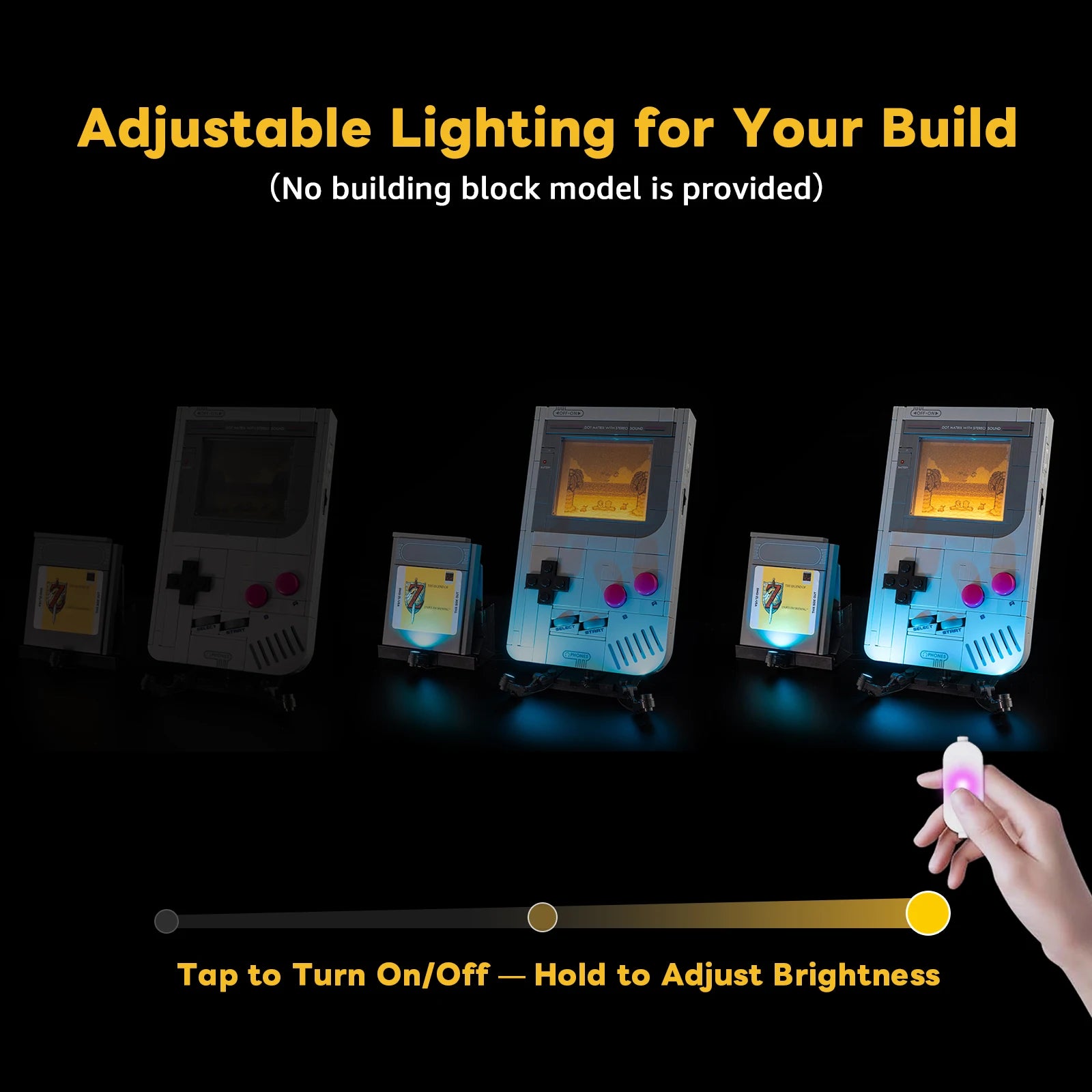 LED Light Kit Suitable for Lego Gameboy Game Boy 72046 Building Blocks Decorative Lamp Not Include Lego Building