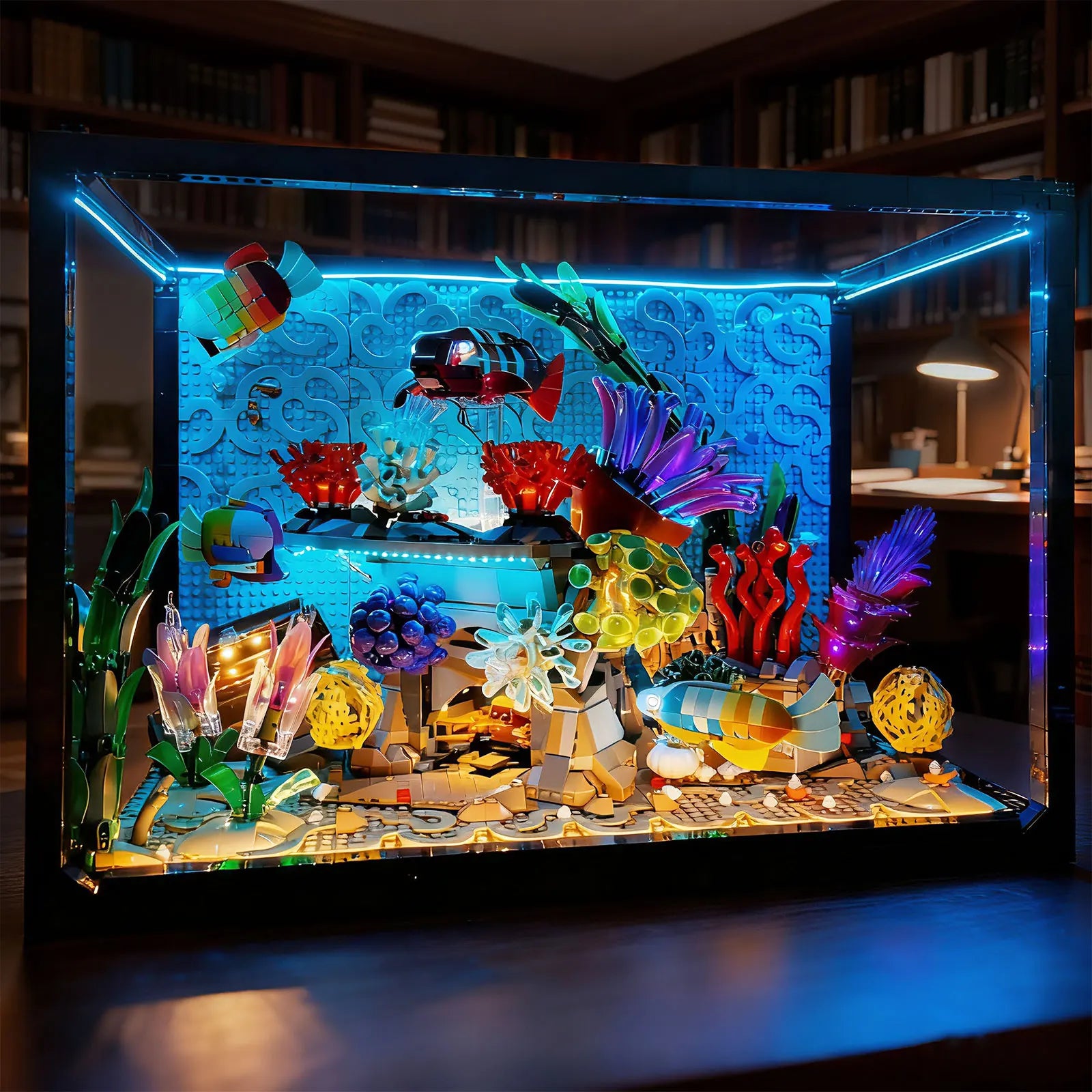 LYBMTWF LED Lighting Kit Compatible with Lego 10366 Tropical Aquarium，Diy Light Kit (NOT Include the Building Bricks)