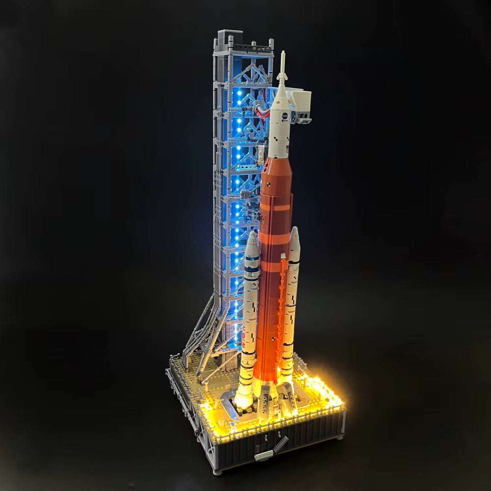 BYB LED Light for LEGO 10341 Artemis Space Launch Building Blocks Decorative Lamp Remote Control (Not Include Building Blocks)