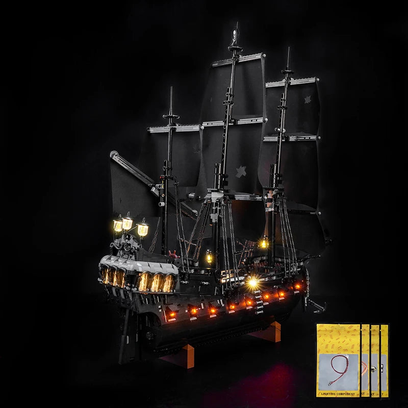 5V LED Light (No Model) Suitable for Lego 10365 Captain Jack Sparrow'S Pirate Ship Gift Decoration Light