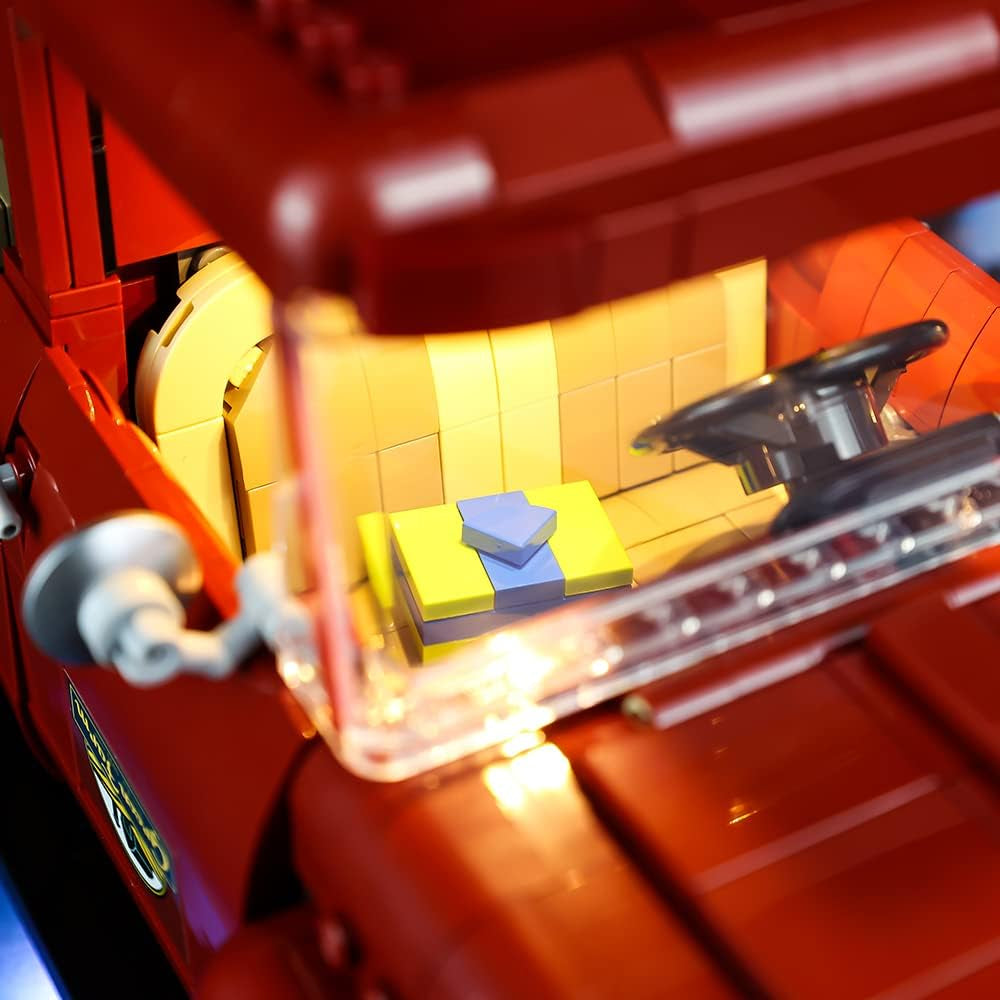 LED Light Kit Compatible with Lego Set 10290, Lighting Accessories Compatible with Creator Pickup Truck, Lights Only (Model Not Included), RC Version