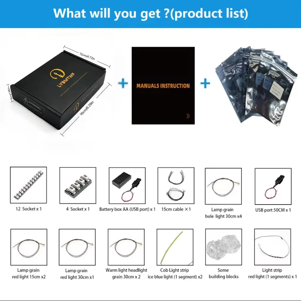 LYBMTWF LED Lighting Kit Compatible with Lego 76218 Sanctum Sanctorum Building Blocks (NOT Include the Building Blocks )
