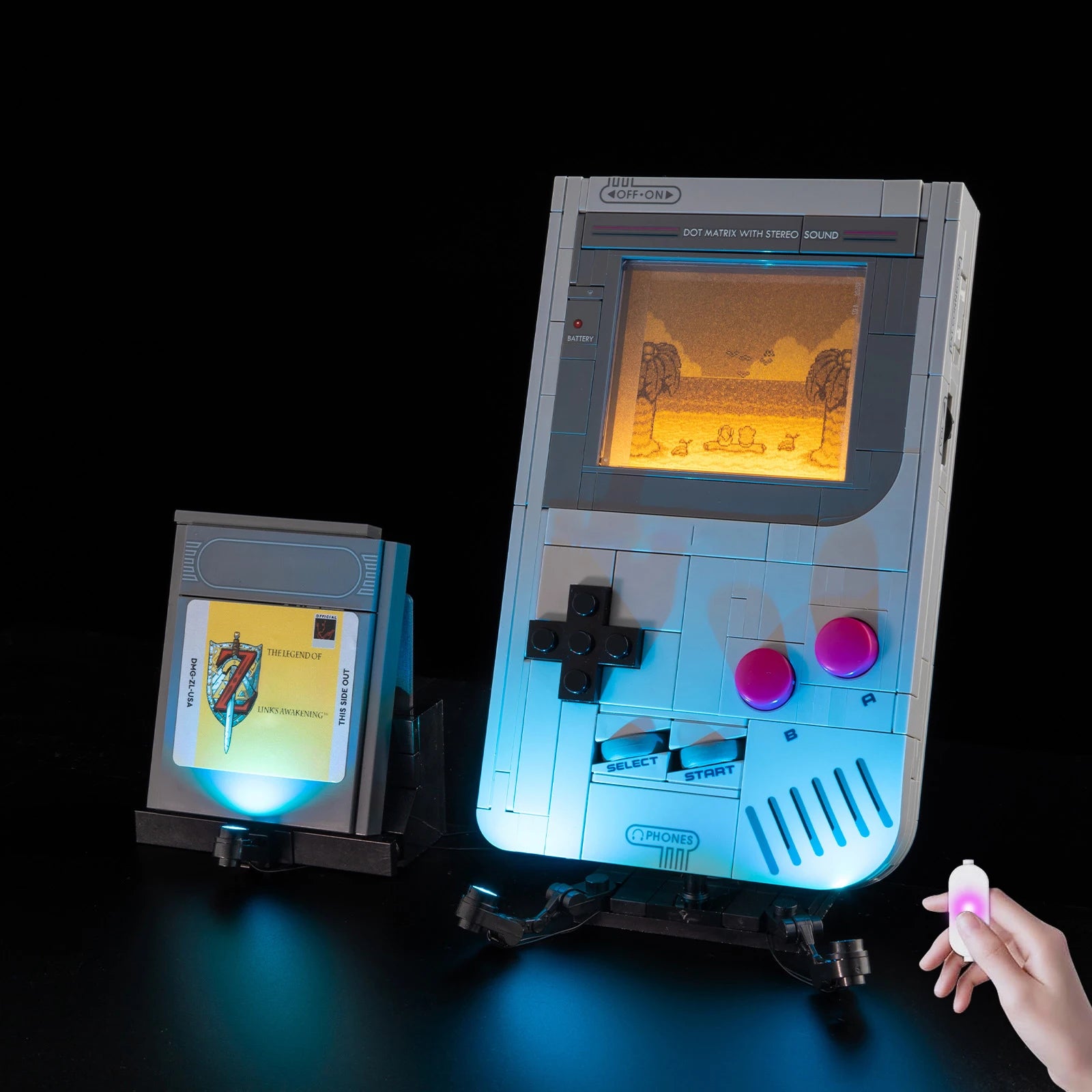 LED Light Kit Suitable for Lego Gameboy Game Boy 72046 Building Blocks Decorative Lamp Not Include Lego Building