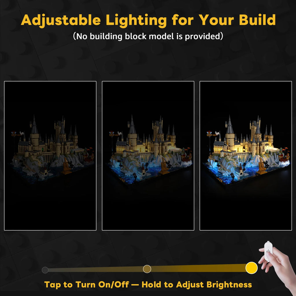 LED Light Kit Suitable for Lego 76419 Harry Potter Hogwarts Building Blocks Decorative Lamp Not Include Lego Building