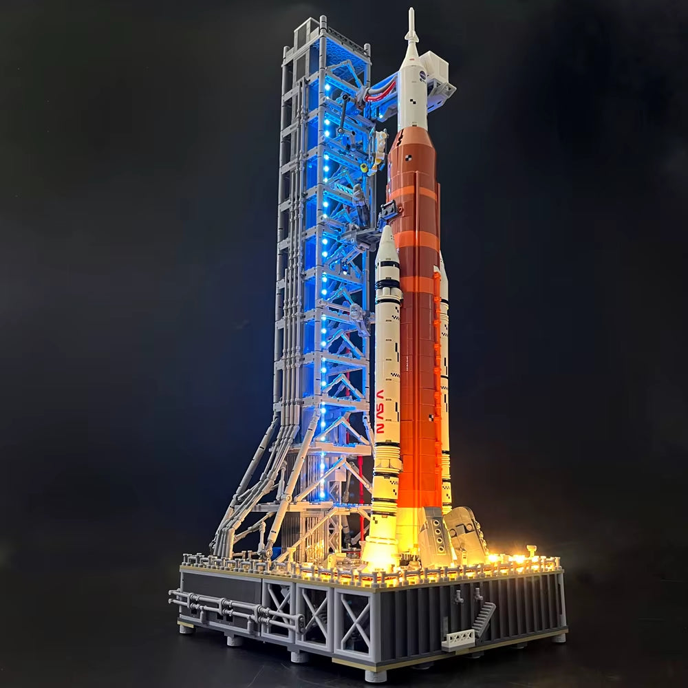 BYB LED Light for LEGO 10341 Artemis Space Launch Building Blocks Decorative Lamp Remote Control (Not Include Building Blocks)