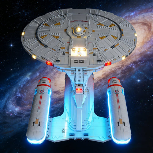 LED Light for Lego 10356 Icons Star Trek: U.S.S. Enterprise NCC-1701-D Decorative Lamp with Battery Box