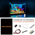 LYBMTWF LED Lighting Kit Compatible with Lego 10366 Tropical Aquarium，Diy Light Kit (NOT Include the Building Bricks)