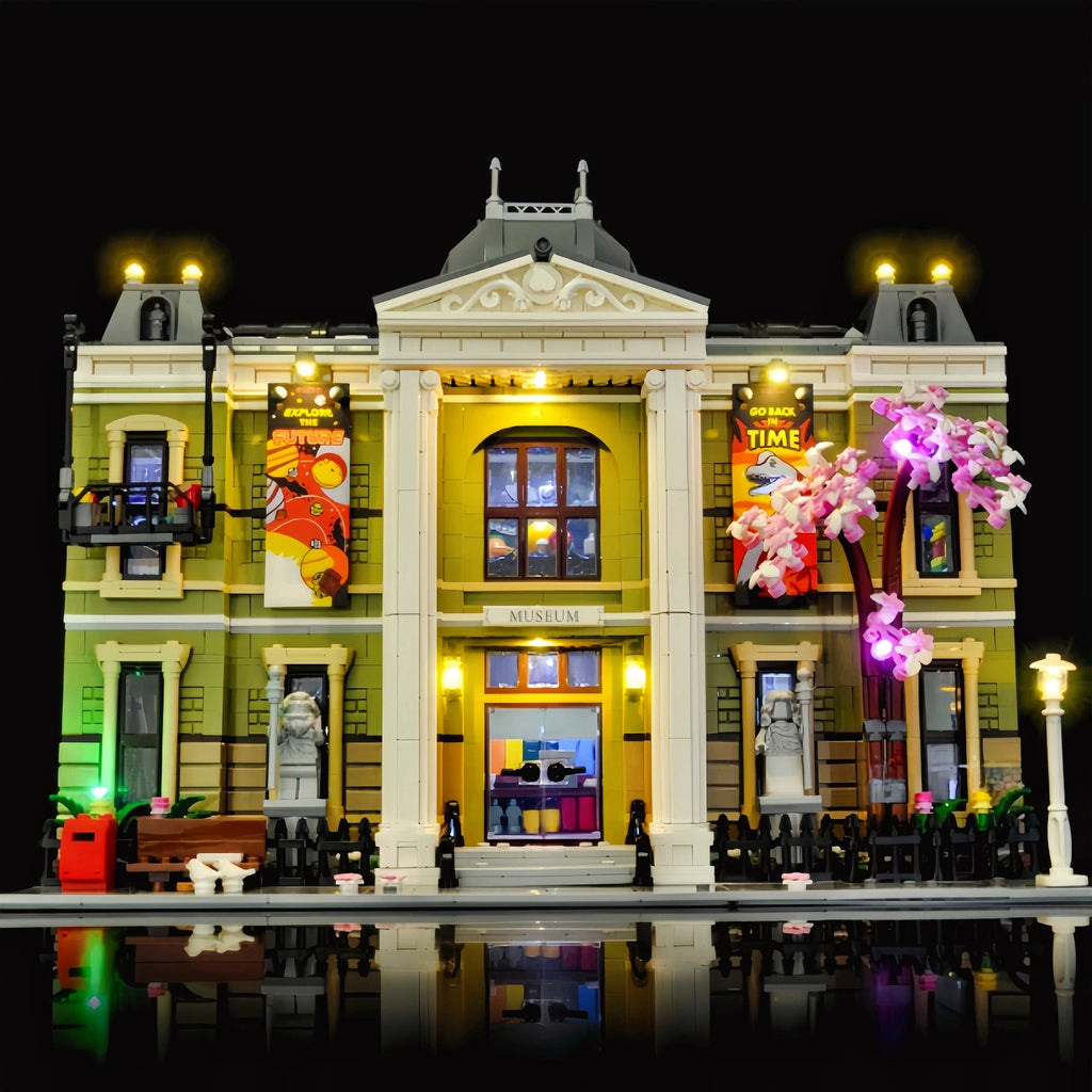 (Not Include Building Blocks ) LED Lights for Lego 10326 Natural-History Museum Decorative Lamp with Battery Box