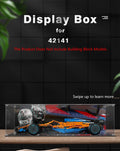 Acrylic Display Box for Lego 42141 Display Case Building Block Dustproof Clear Model Car Storage Box 70X30X20Cm