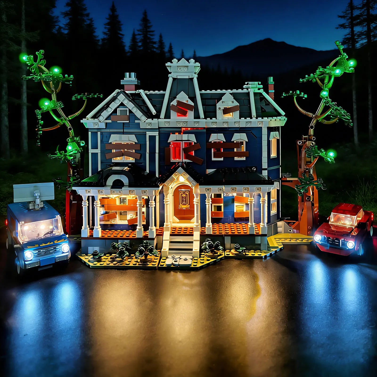LYBMTWF LED Lighting Kit Compatible with Lego 11370 Stranger Things the Creel House (NOT Include the Building Bricks)