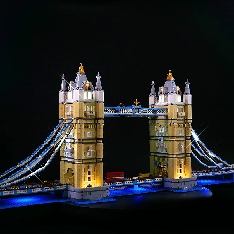 Diy LED Light Kit for LEGO 10214 Tower Bridge (Only LED Light,Without Blocks Model )