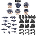 Ghost Commando Special Forces Building Blocks Army Soldier Figures Military Weapon Vest Bricks Accessories Children'S Toys