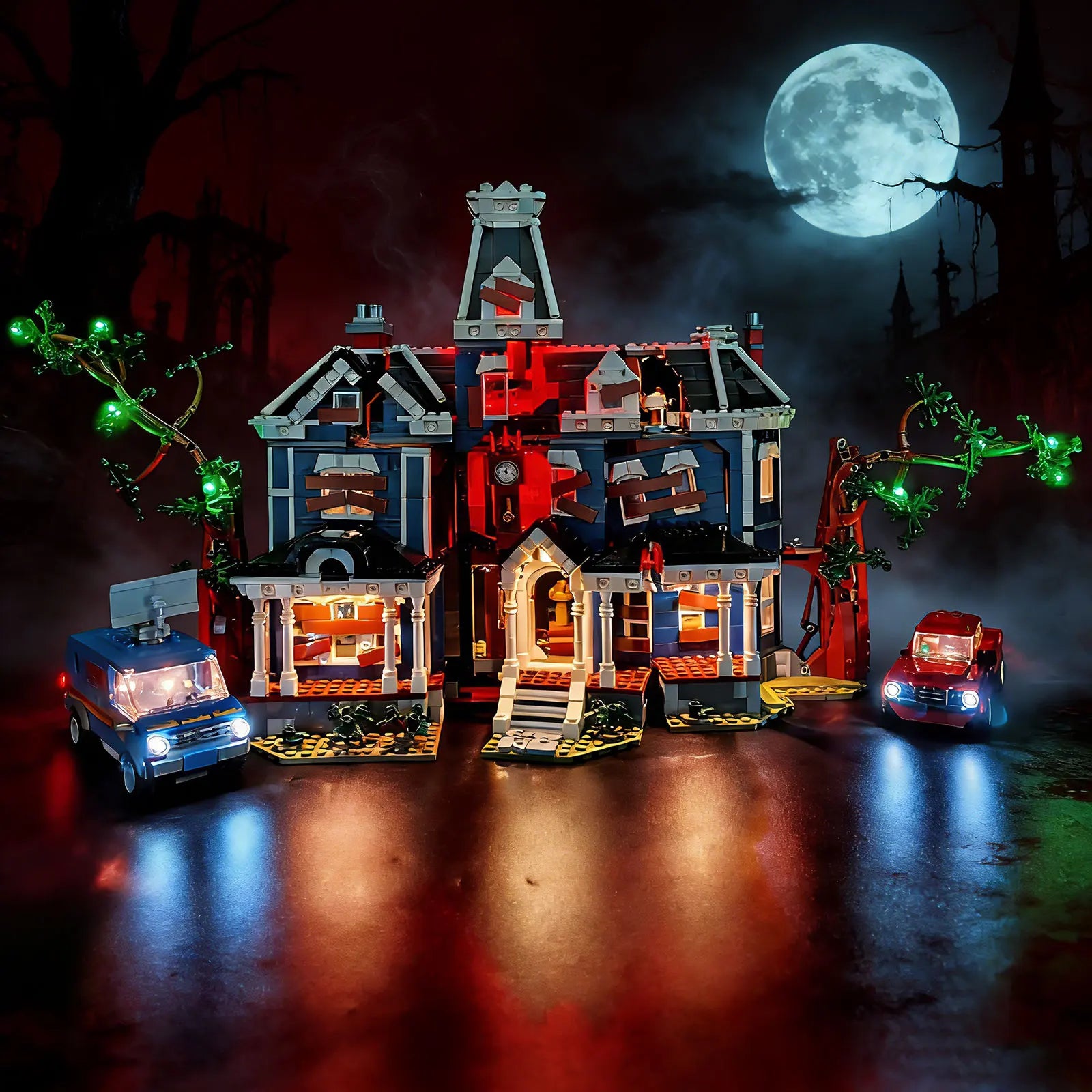 LYBMTWF LED Lighting Kit Compatible with Lego 11370 Stranger Things the Creel House (NOT Include the Building Bricks)