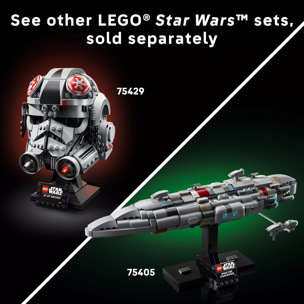 LEGO Star Wars: the Empire Strikes Back AT-AT Driver Helmet Building Set for Adults 75429