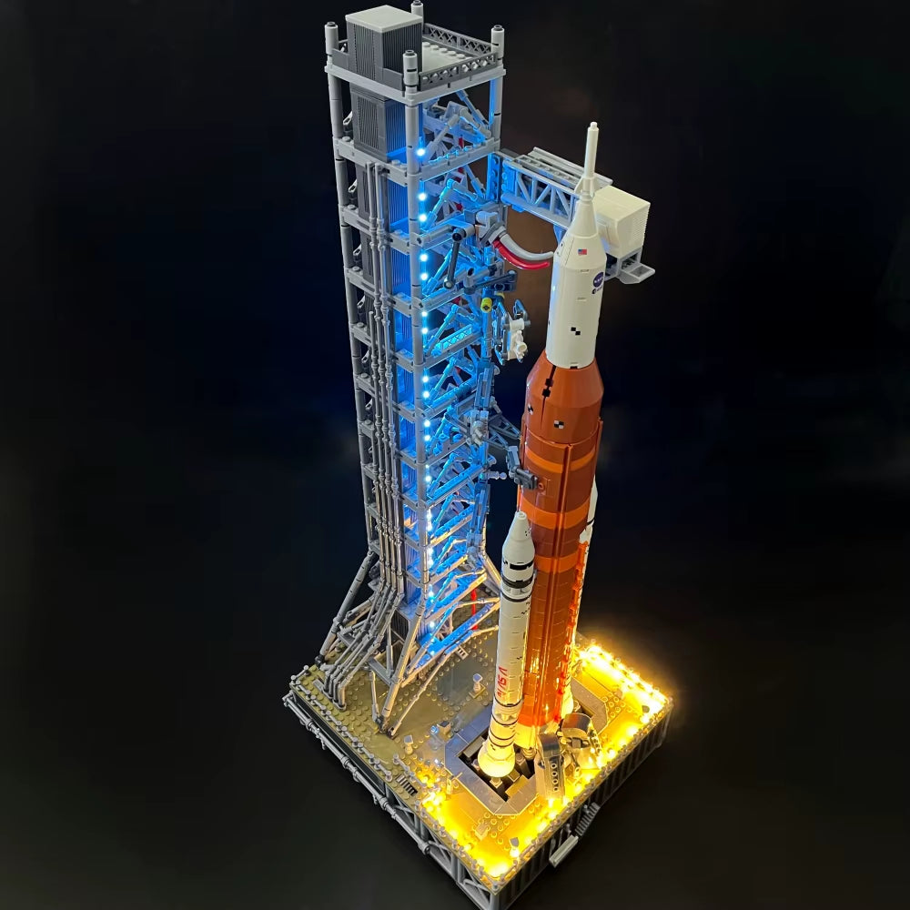 BYB LED Light for LEGO 10341 Artemis Space Launch Building Blocks Decorative Lamp Remote Control (Not Include Building Blocks)