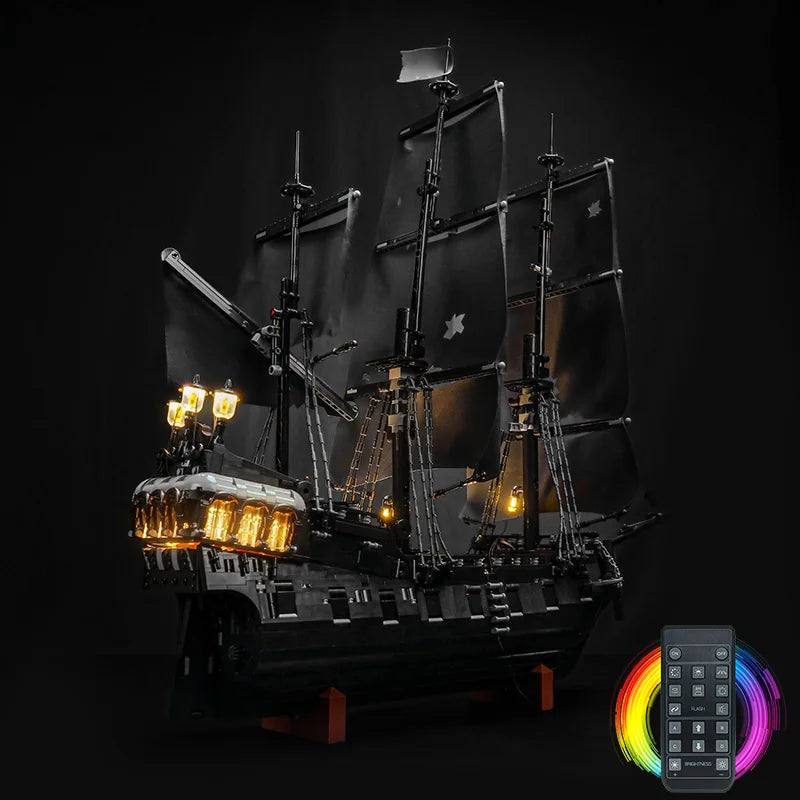 5V LED Light (No Model) Suitable for Lego 10365 Captain Jack Sparrow'S Pirate Ship Gift Decoration Light