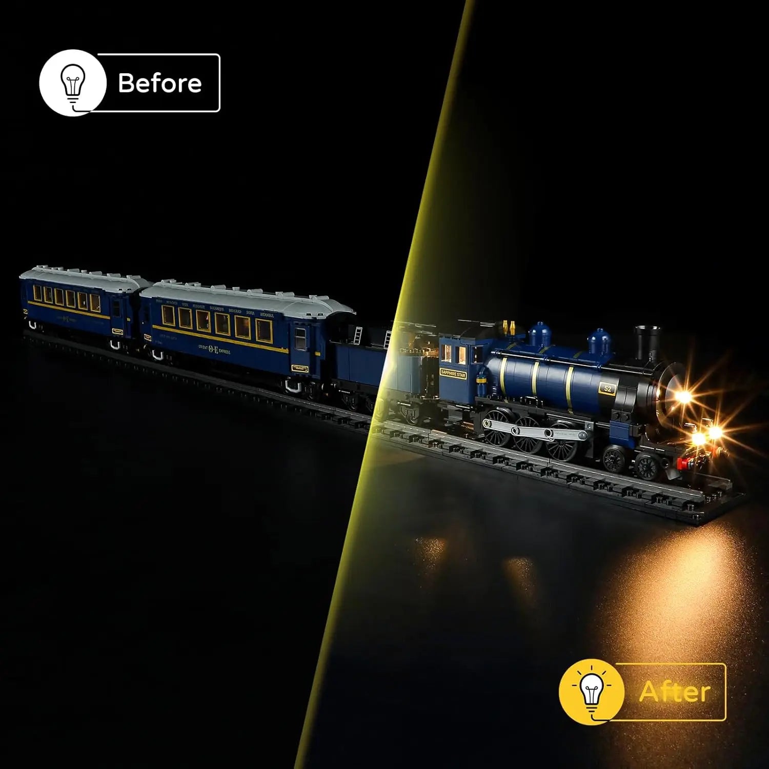 MAXCXT LED Light Set for LEGO 21344 the Orient Express Train DIY Decorative Lamp Not Include Lego Building Blocks Set ﻿