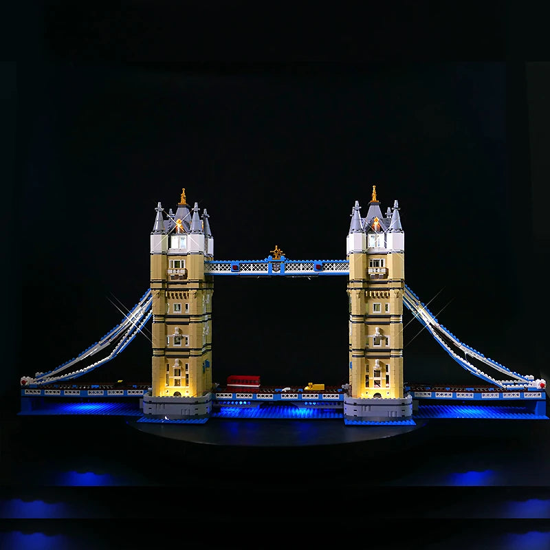 Diy LED Light Kit for LEGO 10214 Tower Bridge (Only LED Light,Without Blocks Model )