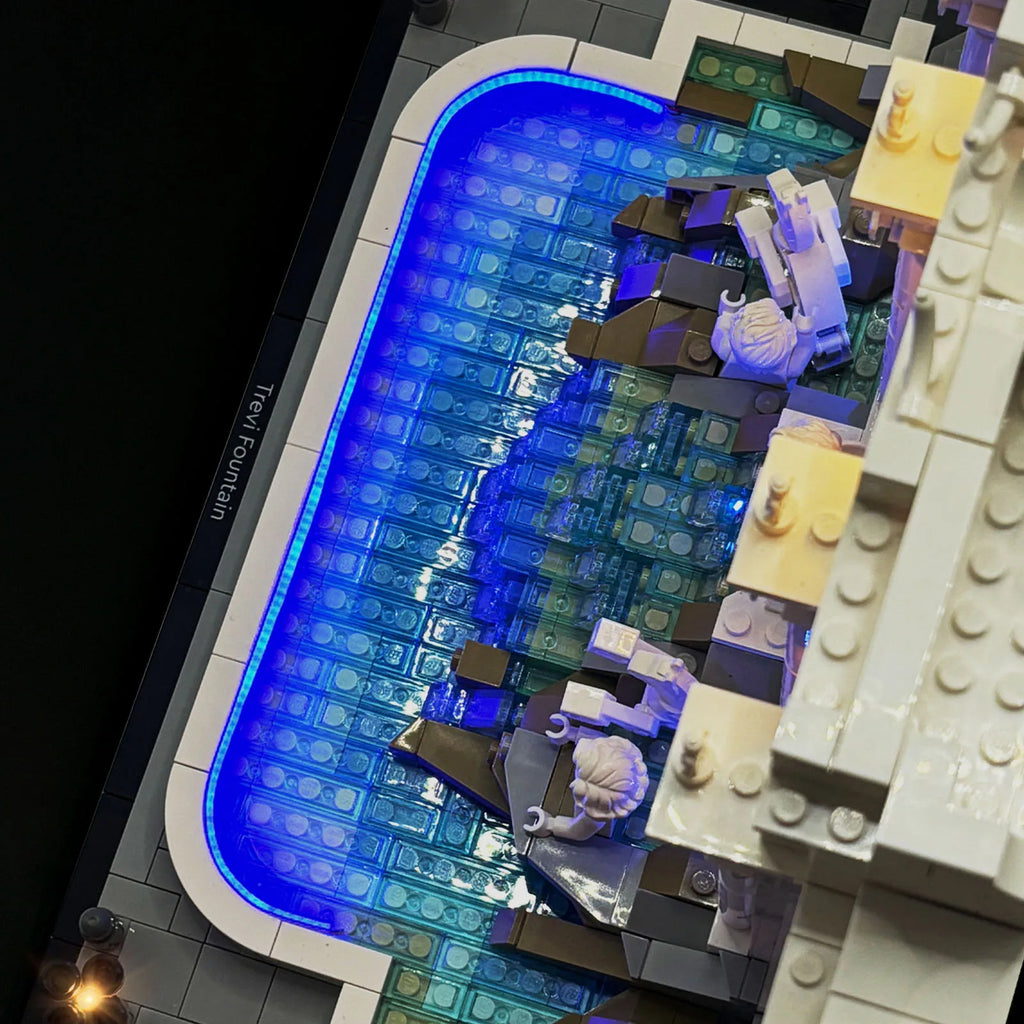 LYBMTWF LED Light Kit Compatible with Lego 21062 Trevi Fountain Building Blocks (NOT Include the Model Bricks)