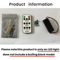 BYB LED Light for LEGO 10341 Artemis Space Launch Building Blocks Decorative Lamp Remote Control (Not Include Building Blocks)