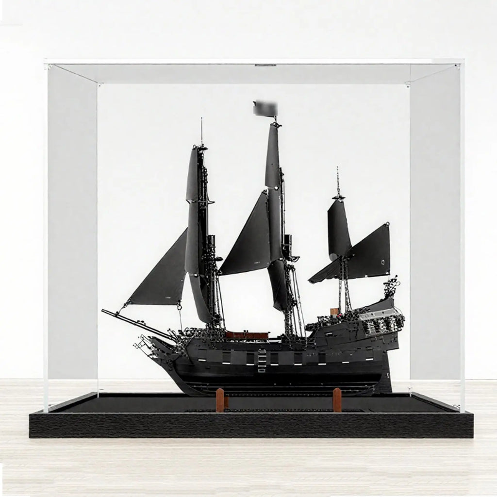 Acrylic Display Case for Lego 10365 Corsair Black Pearl Model, Transparent Dust-Proof Case,Display Box(Display Case Only)