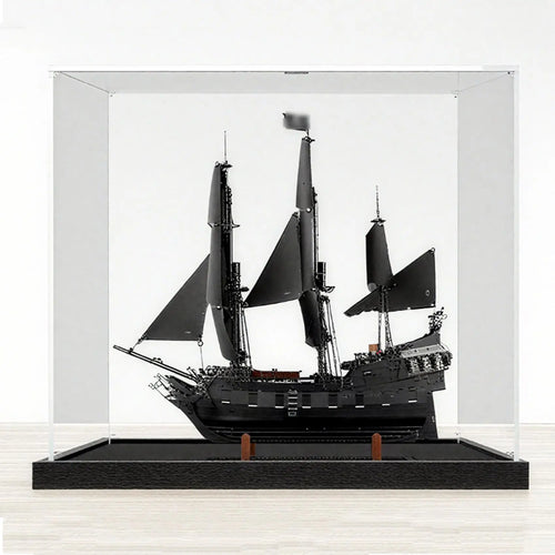 Acrylic Display Case for Lego 10365 Corsair Black Pearl Model, Transparent Dust-Proof Case,Display Box(Display Case Only)